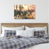 ハーレム地獄ファイターズセノー・チャールズ・マクバロン キャンバスプリント (インサイチュ (寝室))