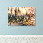 ハーレム地獄ファイターズセノー・チャールズ・マクバロン キャンバスプリント (インサイチュ (ウッドフロア))