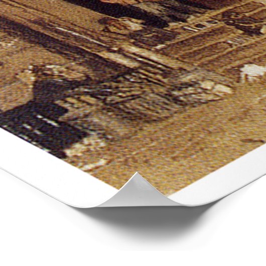 ハーレム絵画チネメントブロックの ポスター (角)