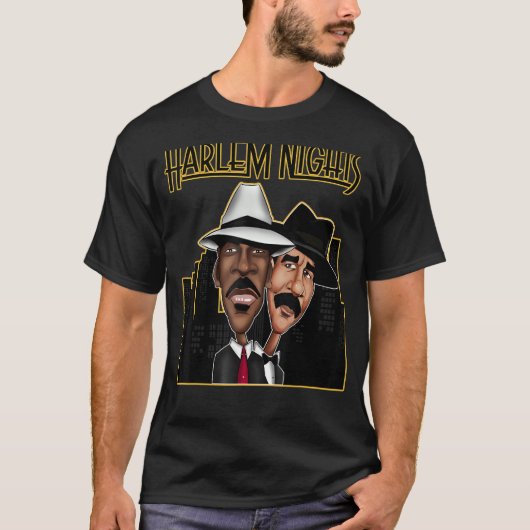 ハーレム90年代の夜のヴィンテージ Tシャツ (正面)
