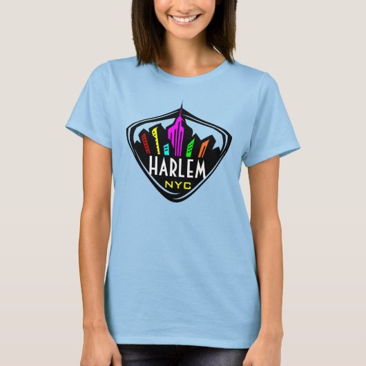 ハーレム – ニューヨークシティ Tシャツ (正面)