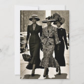 ハーレム・ルネサンスの洗練された女性たち 招待状 (裏面)