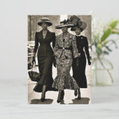 ハーレム・ルネサンスの洗練された女性たち 招待状 (スタンド正面)