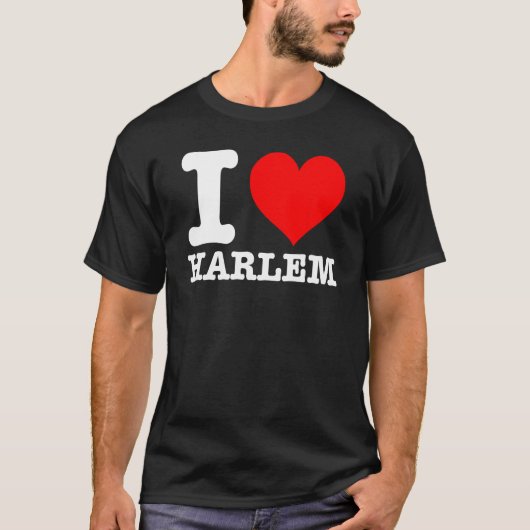 ハーレム – I Love Harlem - Iハート・ハーレム Tシャツ (正面)