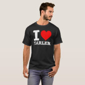 ハーレム – I Love Harlem - Iハート・ハーレム Tシャツ (正面フル)