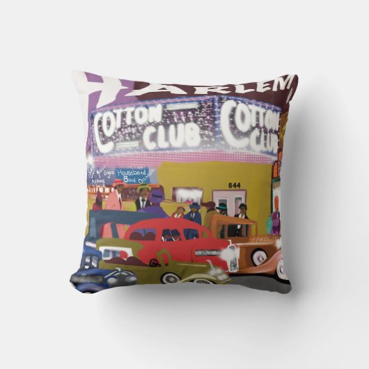 ハーレム – Roaring 20s装飾用クッション クッション (正面)