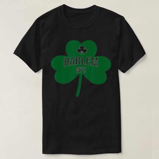 ハーレムNYCSaint patricks day Tシャツ (デザイン正面)