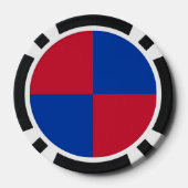 ハーレンカルスペル国旗 ポーカーチップ (裏面)