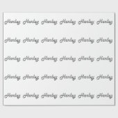 ハーレーのクラシックなレトロの一流のデザイン ラッピングペーパー (フラット)