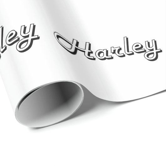 ハーレーのクラシックなレトロの一流のデザイン ラッピングペーパー (ロールコーナー)