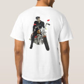 ハーレーの死のライダー Tシャツ (裏面)