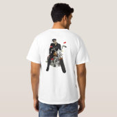 ハーレーの死のライダー Tシャツ (裏面フル)