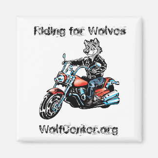 ハーレーウルフスクエアマグネット マグネット