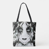 ハーレークインインスパイアヘレクインゴシックガール トートバッグ (裏面)