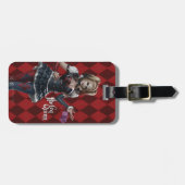 ハーレークインウィズファジーサイコロ ラゲッジタグ (正面横)
