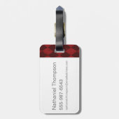 ハーレークインウィズファジーサイコロ ラゲッジタグ (裏面縦)