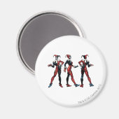 ハーレークインオールサイドズ マグネット (正面/裏面)