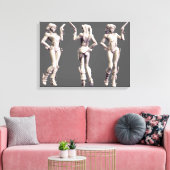 ハーレークインコンタート2 キャンバスプリント (インサイチュ (リビング))