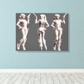 ハーレークインコンタート2 キャンバスプリント (インサイチュ (ウッドフロア))