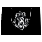 ハーレークインバッジ ラージペーパーバッグ (正面)