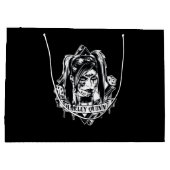 ハーレークインバッジ ラージペーパーバッグ (裏面)