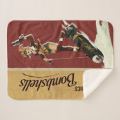 ハーレークインボンシェルピンナップ シェルパブランケット (正面(横))