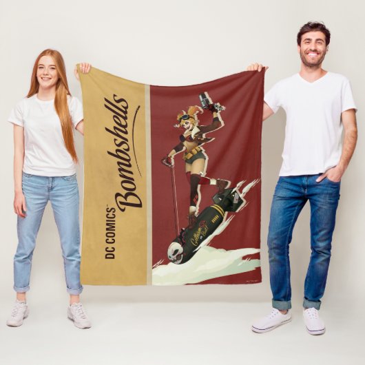 ハーレークインボンシェルピンナップ フリースブランケット (インサイチュ)