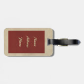 ハーレークインボンシェルピンナップ ラゲッジタグ (裏面横)