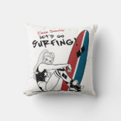 ハーレークインレッツゴーサーフィン クッション (正面)