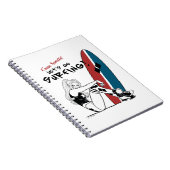 ハーレークインレッツゴーサーフィン ノートブック (右側)