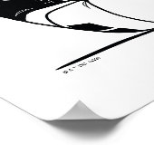 ハーレークインレッツゴーサーフィン ポスター (角)