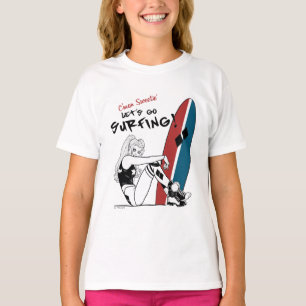 ハーレークインレッツゴーサーフィン Tシャツ