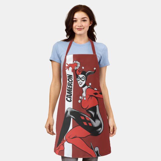 ハーレークイン1 エプロン (着用した状態)