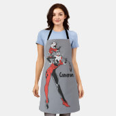 ハーレークイン4 エプロン (着用した状態)