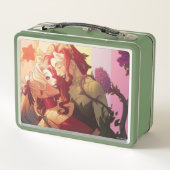 ハーレークイン&ポイズンアイビープライド漫画カバー メタルランチボックス (裏面)