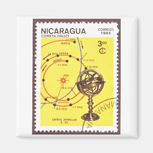 ハーレーズコメット内惑星 マグネット (正面)