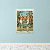 「ハーレー兄弟」の広告 キャンバスプリント (インサイチュ (ウッドフロア))