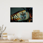 ハーレー燃料タンク – S.D. ポスター (キッチン)