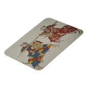 ハーレー4205 f.366 Justing Knights, c.1445 (vellum) マグネット (左側)