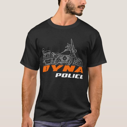 ハーレー・ダビッドソンFXRP警察1984 Tシャツ (正面)
