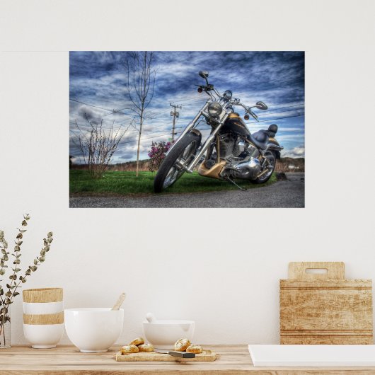 ハーレー ポスター (キッチン)