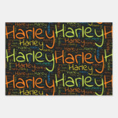 ハーレー ラッピングペーパーシート (正面)