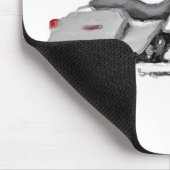 ハーレーFLHXの通りのグライドの手塗りの芸術のブラシ マウスパッド (コーナー)