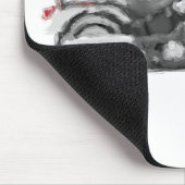 ハーレーFLSTFBの脂肪質の男の子の手塗りの芸術のブラシ マウスパッド (コーナー)