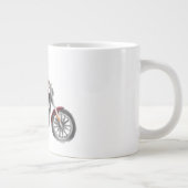 ハーレーXL1200 Sportsterの手塗りの芸術のブラシのマグ ジャンボコーヒーマグカップ (右)