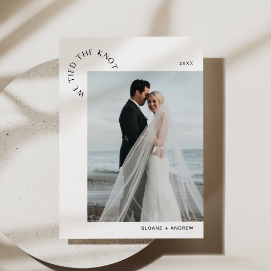 ハーロウで結婚式 二人だけでこっそり結婚しました! 招待状