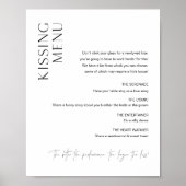 ハーロウ キッシング メニュー ウェディング サイン (正面)