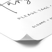 ハーロウ 結婚式 ファンサイン ポスター (角)