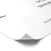 ハーローポップコーン結婚バー徴候 ポスター (角)