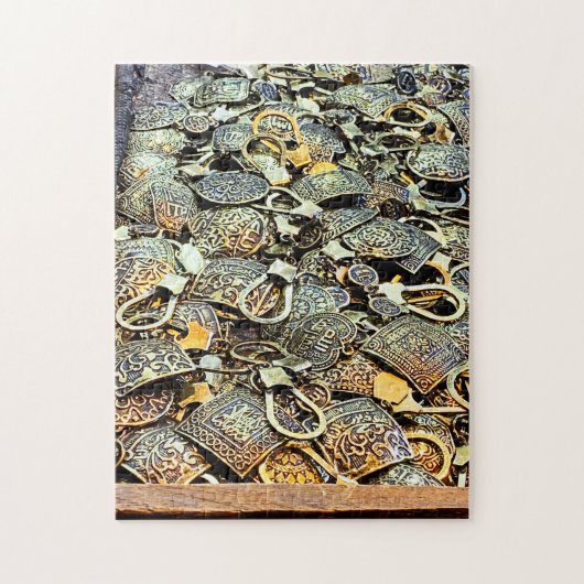 ハーンエルカリリバザール工芸品 ジグソーパズル (縦)